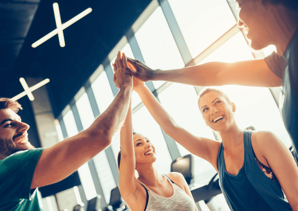 Fitness People Highfive